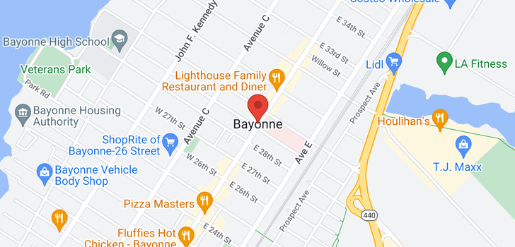 map of 39 Bayonne Drive